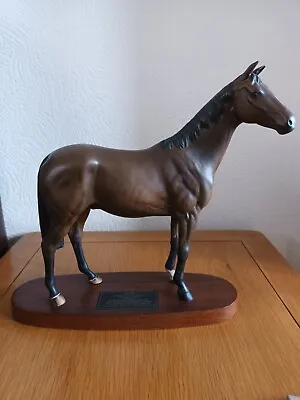 Buy Beswick Connoisseur Horse Psalm On Wooden Plinth Height 29cm • 28£