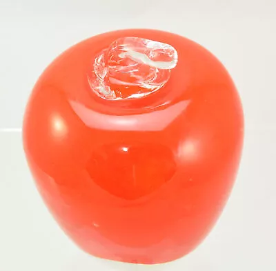Buy Red Apple Studio Blown Glass Paperweight Signed • 23.72£
