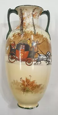 Buy ROYAL DOULTON: Antique Series Ware 'Coaching Days' 8  Vase E3804 As Seen • 25£