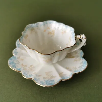Buy Antique The Foley China Empire Shape Trailing Ivy Pattern 5045 Cup And Saucer • 40£