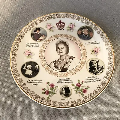 Buy Queen Mother 70 Years Of Service Commemorative Plate 1994 Coronet Pottery • 10£