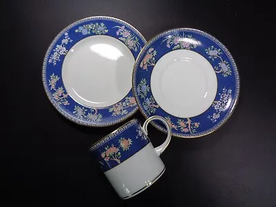 Buy Wedgwood - Blue Siam -  Trio  Coffee Can Cup, Saucer & Side Plate • 9.99£