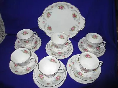 Buy Vintage Royal Albert Tranquillity 18  Piece Tea Set • 57£