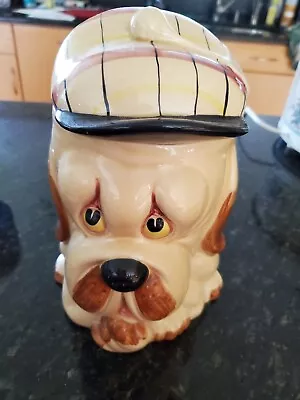 Buy Vintage P &K MADE IN ENGLAND Droopy Dog Biscuit Cookie Storage Jar Barrel  • 25.06£