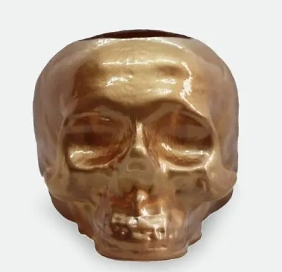 Buy Kosta Boda Still Life Skull Copper Candle Holder Glassware  • 99.99£