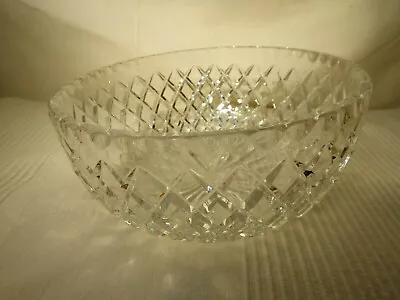 Buy Crystal Glass 8  Bowl  New • 15£