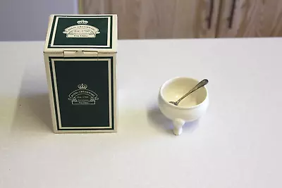 Buy Royal Creamware Classics Open Mustard Pot With EPNS Spoon (5001) • 15£