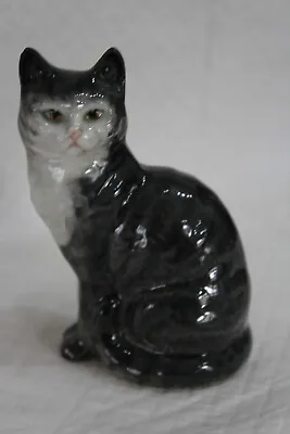 Buy Beswick 1031 Grey Striped Seated Cat Figurine - VGC • 10£