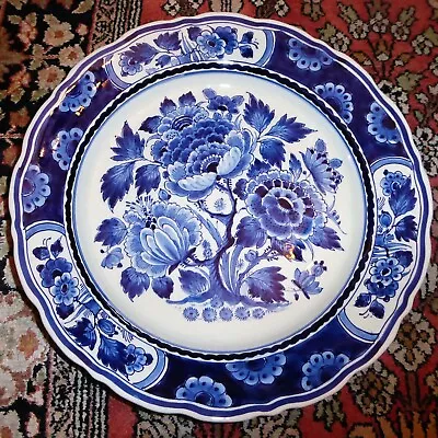 Buy !!! Royal Delft De Porcelene Fles Beautiful Large Wall Plate!!!! • 128.27£