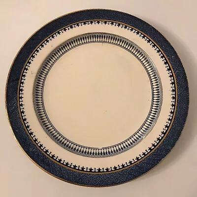 Buy LOWESTOFT BORDER 10  Dinner Plate Booths Silicon China England, 26.3 Cm Diam. • 20£