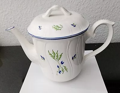 Buy Noritake Honfleur  8787 Porcelain Coffee / Tea Pot With Lid Discontinued  • 36.98£