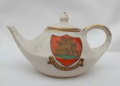 Buy Grafton Crested China Tea Pot/Aladdin's Lamp - Barnstaple • 10£