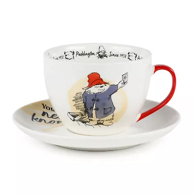 Buy Paddington Bear (Classic) Official Fine China Breakfast Tea Cup And Saucer • 17.99£