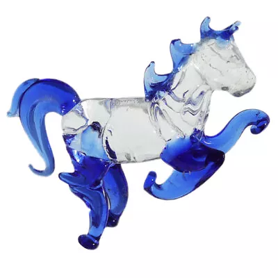 Buy  Crystal Glass Ornaments Animal Decor Gemstone Sculpture Collectible Horse • 10.99£