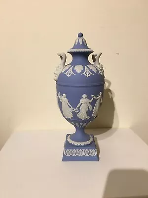 Buy Wedgwood Jasperware Blue Dancing Hours Vase • 486£