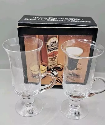 Buy Vintage Boxed Frank Thrower *dartington Crystal* 2 Irish Coffee Glasses (new) • 12.99£