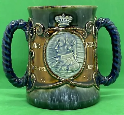 Buy Royal Doulton Lord Nelson 1905 Trafalgar Centenary Loving Cup Antique Tankard • 375£
