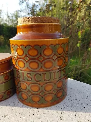 Buy  Hornsea Bronte Biscuit Barrel, Ceramic, 1970s • 18£