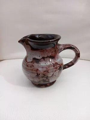 Buy Ewenny Pottery Wales Small Jug. Brown Marble. • 8.50£