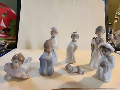 Buy Lladro Mini Sagrada Familia 5657 Ornaments Holy Family  Wise Men Nativity • 41.68£