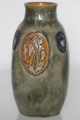 Buy Scarce Royal Doulton Lambeth Art Nouveau Vase - Harry Simeon - C.1910 • 175£