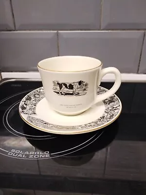 Buy Prinknash Abbey Pottery Bewick's Houndes Cup & Saucer SPANIEL  • 12£