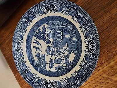 Buy Vintage Willow Pattern Blueware Afternoon Tea Plate  17cm  • 3.90£