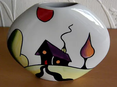 Buy Lorna Bailey 'the Watlands' Double Sided Wafer Bud Vase, Mint & Unused Condition • 58£