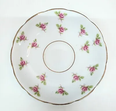 Buy Duchess Bone China Replacement Saucer Small Pink Roses W/Gold Trim • 19.17£