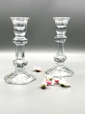 Buy Vintage Lead Crystal Two Candle Sticks Holders • 114£