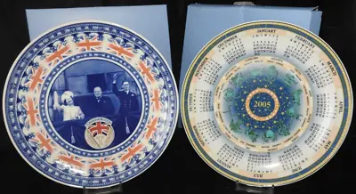 Buy 2x Wedgwood Plates Daily Mail 2005 Calendar Plate & Ww2 Commemoration 1945-2005 • 9.99£