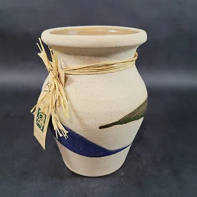 Buy Kahl Stoneware Art Pottery Vase Hand Thrown Original Signed 6  Tall • 28.53£