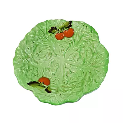 Buy Vintage Carlton Ware Lettuce Leaf With Tomato Dish 8in Serving Piece England • 4£