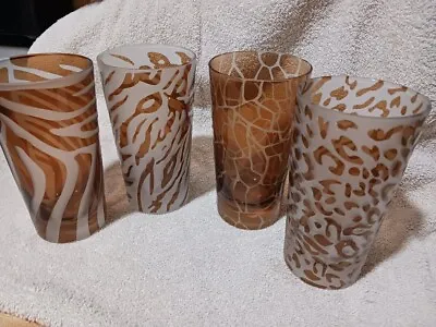 Buy Etched Glassware With Animal Prints. Set Of 4. • 42.89£