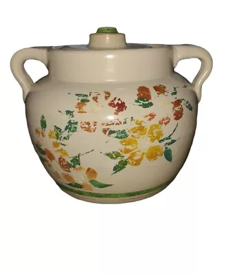 Buy Antique Old Crock Jar Stoneware Not Marked Cookies Bean Pot • 44.82£