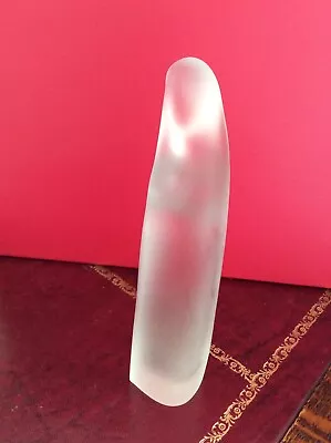 Buy Frosted Glass Vintage Madonna In The Lalique Style * 8 Inches Tall • 20£