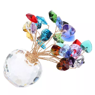 Buy Crystal Decorative Ornaments Flower Centerpieces Tables Paperweight • 18.66£
