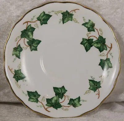 Buy Colclough Bone China Ivy Pattern Saucer X 1 Fluted Edge LOT D • 1.50£