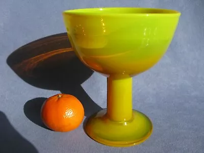 Buy Yellow Orange Super Quality Art Glass Bowl Tazza Scandinavian Kosta Boda • 120£