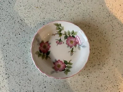 Buy Queens China Floral Small Dish Plate Pink Roses Flowers • 4.99£