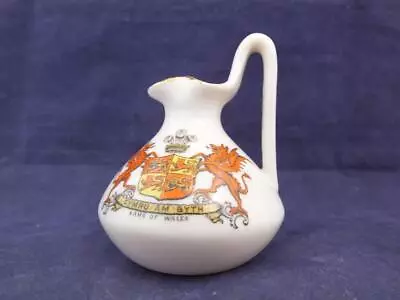 Buy Vintage Goss Crested Ware Ewer - Arms Of Wales. • 9.96£
