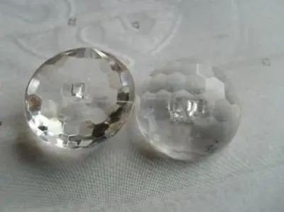 Buy B226cl-13mm 10pcs BABY CRYSTAL DIAMOND GLASS EFFECT SHANKED ITALIAN BUTTONS • 3.60£