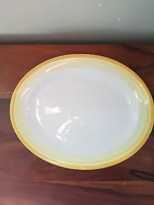 Buy Shelley China Shades Of Yellow Bands Platter 31.5cM X 25 Cm  W.11989 • 1.99£