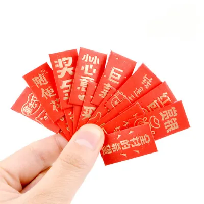 Buy 20PC 1/6 Scale Dolls House Miniatures Mini New Year Red Envelope Holiday Decor • 7.07£