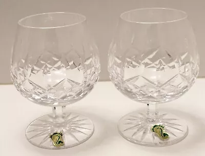 Buy Pair Of Waterford Crystal Brandy Balloon Goblet Snifter Glass Lismore 5.25  • 30£