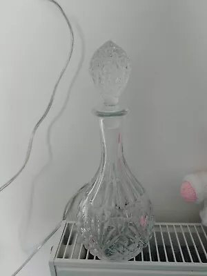 Buy Cut Glass Crystal Decanter Lamp Hardly Used Very Good Condition Around 13 Inches • 12£