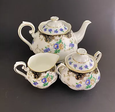 Buy Royal Albert 100 Years 1910 Duchess Teapot, Milk Jug & Sugar Bowl Tea Set - New • 140£
