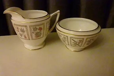 Buy Rare Minton Tapestry Mini Creamer & Sugar Bowl- Hand Painted Finished 1957-70 • 29.95£