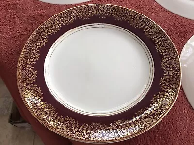 Buy Crownford Burslem Dinner Plates 4 Pieces (VINTAGE) Fine Bone China 1930-1940 • 5£