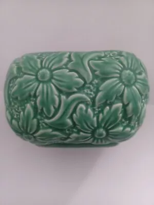 Buy Vintage Sylvac Pottery (England) Floral 1827 Jardiniere/Planter Green Majolica. • 3£